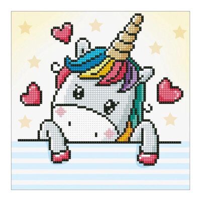 Diamond Dotz Mehrfarbig Verliebtes Einhorn - Bild 4