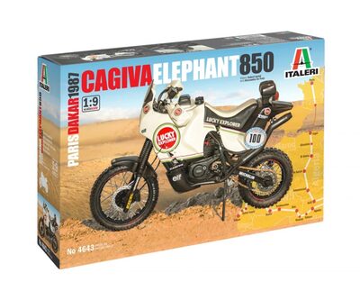 Italeri 510104643 1:9 Cagiva Elephant 850 Winner 1987 - Image 5