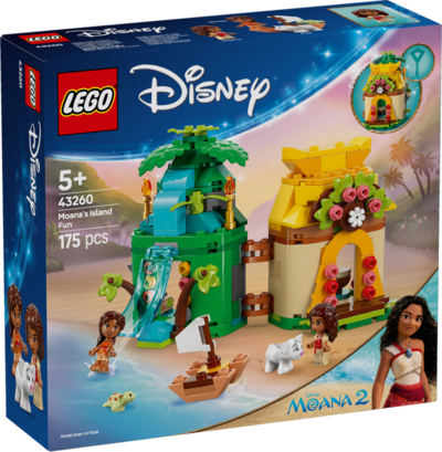 Lego Konstruktionsspielzeug 43260 Disney Princess Vaiana Inselhaus 175 Teile 2 Figuren - Image 18