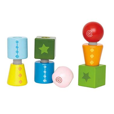Hape Unisex Schraubklötze Mehrfarbig Baby Größe 180 X Größe 60 X 180 Mm - Bild 6