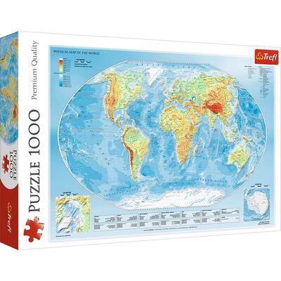 Puzzles - 1000 - Physische Weltkarte | Deutsch | Spiel | 2020 | Trefl SA - Bild 12