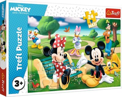 Trefl Mehrfarbig Puzzle 24 Elemente Maxi Mickey Mouse Mit Freunden (24 Teile) - Bild 5
