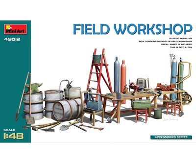 Miniart Models 550049012 1:48 Wwii Feldwerkstatt - Bild 4