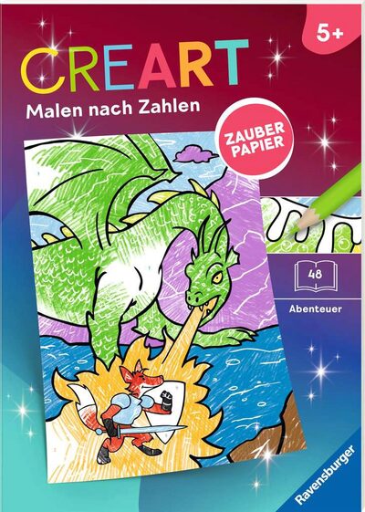 Ravensburger Creart Malen Nach Zahlen Ab 5 Zauberpapier - Abenteuer, Kinderbücher Von Michael Menzel - Image 10
