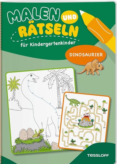 Tessloff Malen Und Rätseln Für Kindergartenkinder Dinosauri - Bild 5