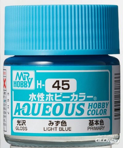 Mr Hobby Light Blue paint pot