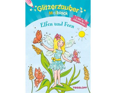 Tessloff 378864025 Glitzerzauber-Malblock. Elfen Und Feen - Image 4