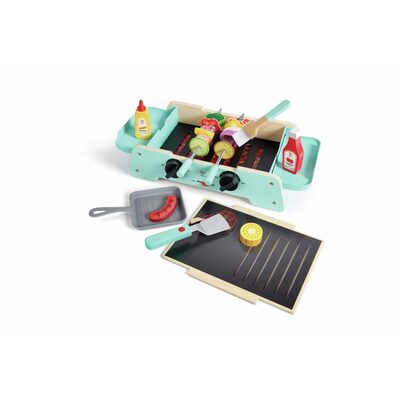 Hape Spielzeug Bbq-Grill Mit Gusseiserner Pfanne Und Holzkohle-Effekt - Image 5