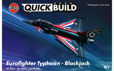 Airfix J6059 QUICKBUILD Eurofighter Typhoon - Blackjack, Quickbuild-Flugzeug, ab 6 Jahren - Bild 5