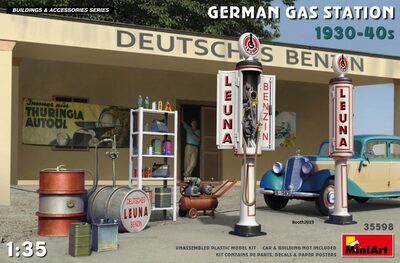 Mini Art German Gas Station 1930-40S - Bild 5