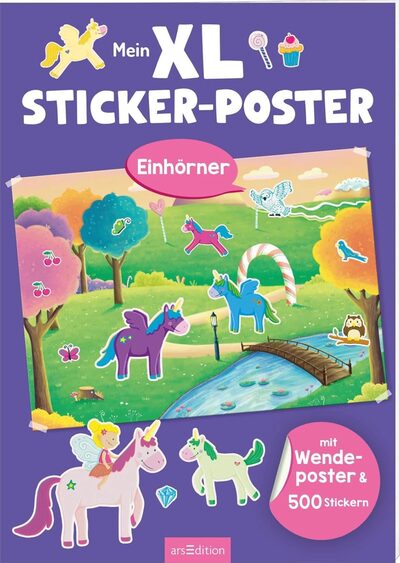 Mein XL Sticker-Poster Einhörner - Bild 4