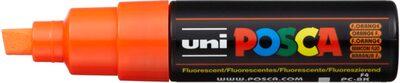 Posca Orange Marker Mit Breiter, Abgeschrägter Spitze In Neon - Bild 5