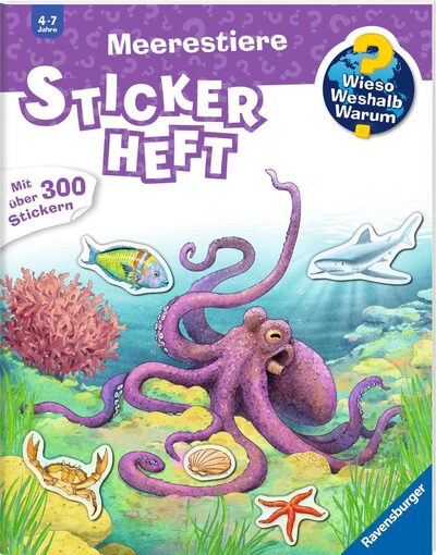 Stefan Richter ~ Wieso? Weshalb? Warum? Stickerheft - Meerestiere - Bild 7