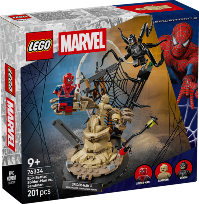 LEGO 76334 Bauset, 201 Teile: Epic Battle: Spider-Man vs. Sandman - Bild 17
