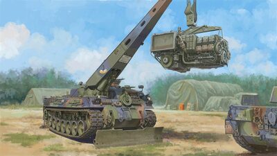 Hobby Boss 084568 1:35 Bergepanzer Bpz2a2 Büffel - Image 3