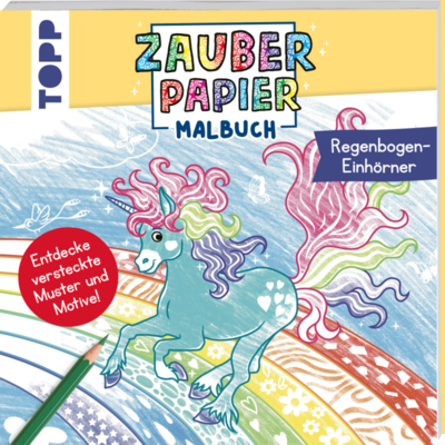 Topp Zauberpapier Malbuch Regenbogen-Einhörner - Bild 8