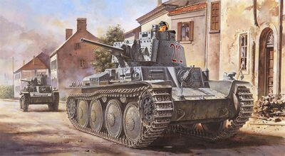 Hobby Boss 80141 German Panzer Kpfw.38(t) Ausf.B in 1:35 Bausatz Neu+OVP - Bild 5