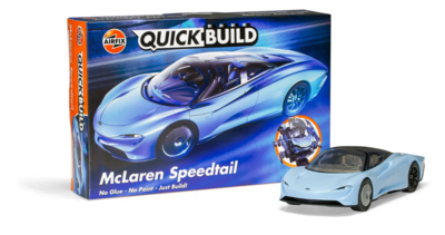 Airfix J6052 QUICKBUILD McLaren Speedtail Sportwagen Blau Kunststoff - Bild 8