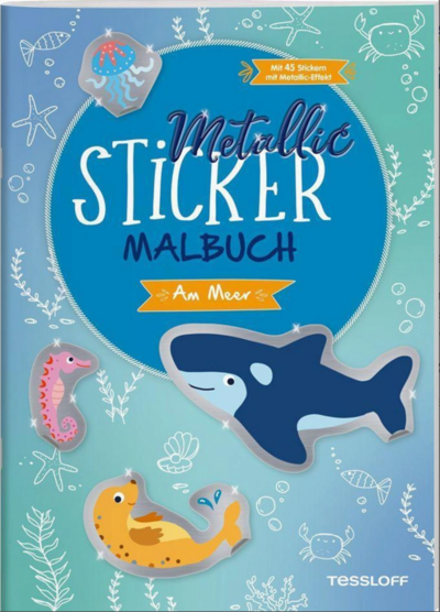 Metallic-Sticker Malbuch. Am Meer - Bild 4