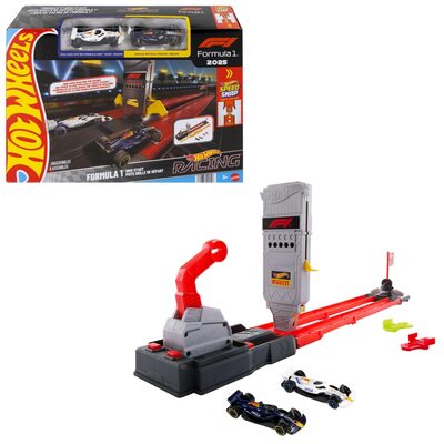 Hot Wheels City Racing Formel-1-Startaufstellung-Trackset mit 2 Die-Cast-F1-Autos im Maßstab 1:64, Fahrzeug- & Schienen-Set, 3 Jahr(e), Kunststoff, Mehrfarbig - Image 11