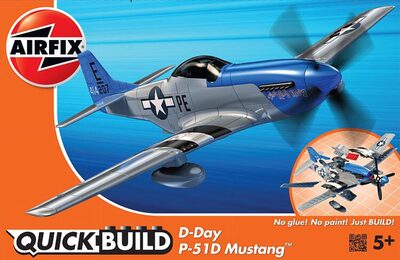 Airfix QUICKBUILD D-Day P-51D Mustang Modellbausatz - Bild 5