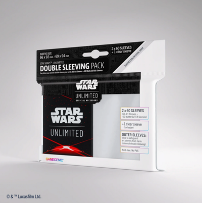 Gamegenic Asmodee Ggs15036 Star Wars Unlimited Art Sleeves Double Sleeving - Bild 3
