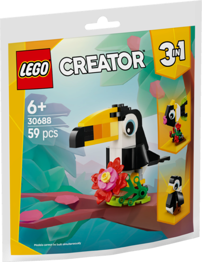 Lego Creator 30688 Tropischer Tukan 3in1 Pinguin Fisch Neu OVP - Bild 6