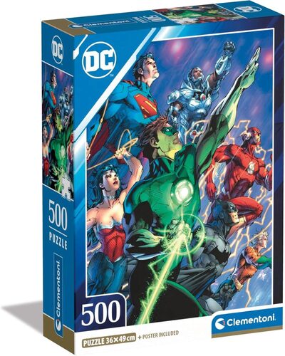 Clementoni 35532 Puzzle 500 Teile Dc Comics Collection Compact - Bild 4