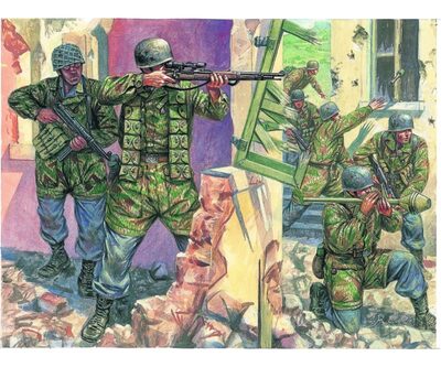 Italeri 510006045 - 1:72 2nd WW Deutsche Fallschirmjäger, grün - Bild 6