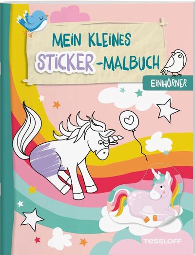 Mein kleines Sticker-Malbuch. Einhörner - Bild 4