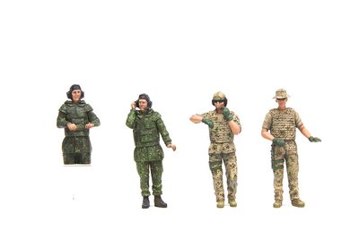 Meng-Model Mehrfarbig Modern German Tank Crew - Bild 4