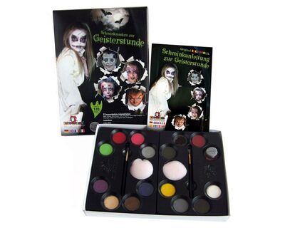 Eulenspiegel Schmink-Palette, Schmink-Set Grusel Kabinett, (Gruseligste Masken) - Image 6