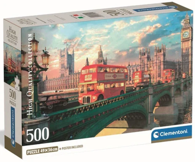 Clementoni 35575 Puzzle 500 Teile High Quality Collection Compact - Bild 4