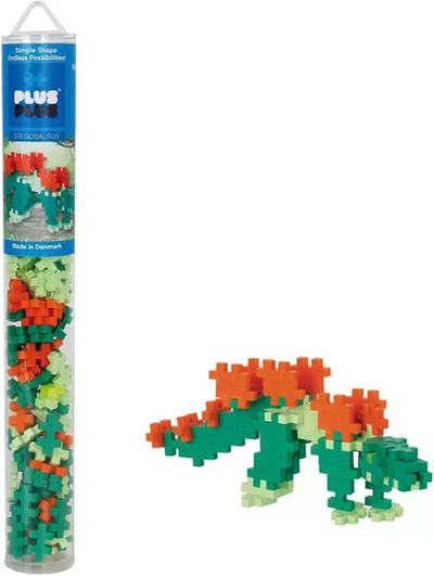 Plus-Plus Mehrfarbig Mini Tube Stegosaurus - Bild 6