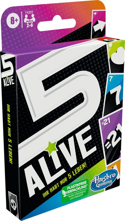 Hasbro Gaming Five Alive Kartenspiel, schnelles Spiel für Kinder und Familien - Bild 9