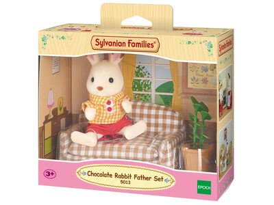 Sylvanian Families Epoch 5013 Sylvanian Families® Schokoladenhasen Vater Mit Sofa - Bild 6