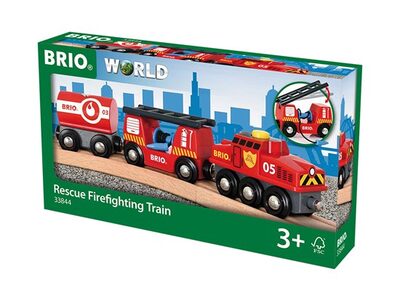BRIO® - Feuerwehr-Löschzug - Spielzeugauto - Rot, Schwarz - 3+ - Image 18