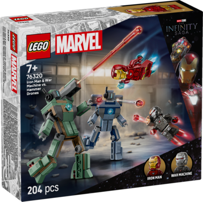 Lego® Rote Marvel™ Iron Man & War Machine Vs. Hammer-Dr - Bild 14