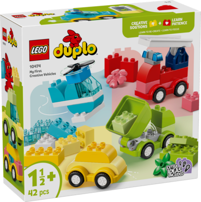 LEGO® Duplo 10474 Kreative Fahrzeuge Auto Hubschrauber Kipplaster Löschauto - Bild 21