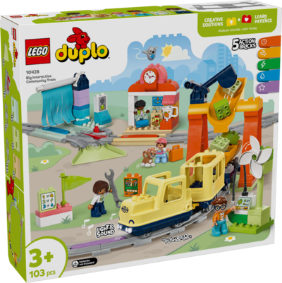 LEGO 10428 Grosse Interaktive Eisenbahn Klemmbausteine Bausatz - Bild 19