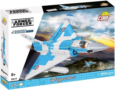 COBI Mirage 2000-5F Armed Forces Bausteine Set 494 Teile Kampfjet Modell Maßstab 1:48 Spielzeug ab 8 Jahren - Bild 6