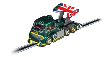 Carrera digital 31093 Lkw Lastwagen Racetruck Truckster Cabover #8 Britsh Racing - Image 4