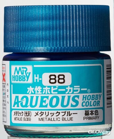 Mr Hobby Metallic Blue paint pot