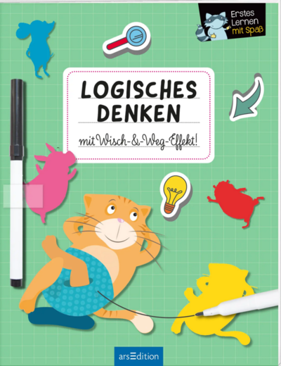 Ars Edition Mädchen Arsedition 135627 Erstes Lernen Mit Spaß – Logisches Denken - Mit Wisch-&-Weg-Effekt! - Bild 3