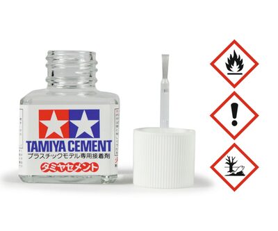 Tamiya 87003 Plastikkleber mit Pinsel - 40ml - Bild 5