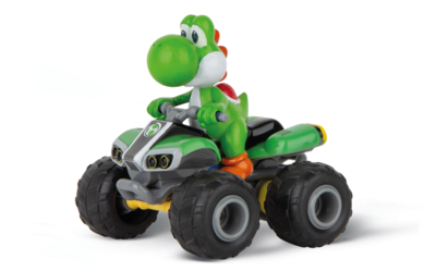 Carrera - 370400021 RC I 2,4GHz Mario Kart Yoshi Quad 1:40 I Ferngesteuertes Quad I Offiziell lizenziert I Authentisches Design I Für Nintendo-Fans I Rasante Action I Offroad-Spaß - Image 6