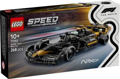Lego Herren Schwarz/Gold Apxgp Team Race Car Aus F1der Film (Lego Speed Champions) - Image 9
