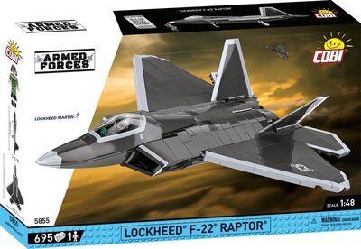 Cobi Armed Forces 5855 - Lockheed F-22 Raptor Lockheed Martin Kampfflugzeug Bausatz - Bild 8