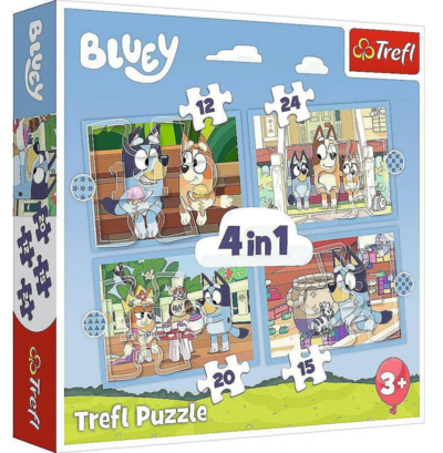 4 in 1 Puzzle - Bluey - Bild 8