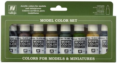 Vallejo 70108 (166,60€/l) Panzer Colors / Model Color Farben 8x 18 ml Neu + OVP - Bild 5